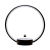 Magnetic Suspension Ring Light Home Smart Creative Decoration High-End Bedroom Small Night Lamp Black Technology Gift
