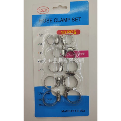 hose clamp clamp pipe clamp hoop 10pcs fasteners hose clamp wholesale factory direct sales hardware tools