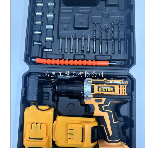 rechargeable dual battery power tool pistol drill multifunction electrical drill
