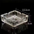 Ashtray Household Living Room Office Tea Table Good-looking Personality Creative Trend Glass Ashtray