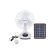 LED Solar Floor Fan Portable Outdoor Camping Camping Fan USB Charging Mosquito Repellent Shaking Head Fan Lamp