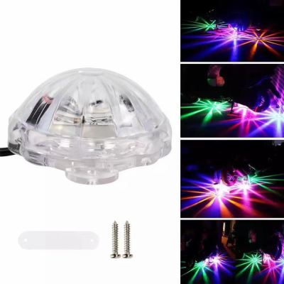 Colorful Cool Chassis Lights Motorcycle Car Flashing Light LED Laser Fog-Proof Light Projection Car Bottom Light