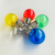 Led Small Colored Bulb T 45 Color Bulb E27 Screw Crown Flat Head Colored Bulb Holiday Wedding Celebration Decoration Bulb