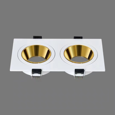 Embedded Ceiling Lamp Shell Par30/Ar111/Ar70 Spotlight Surface Ring Mr16gu10 Adjustable Angle Lamp Holder