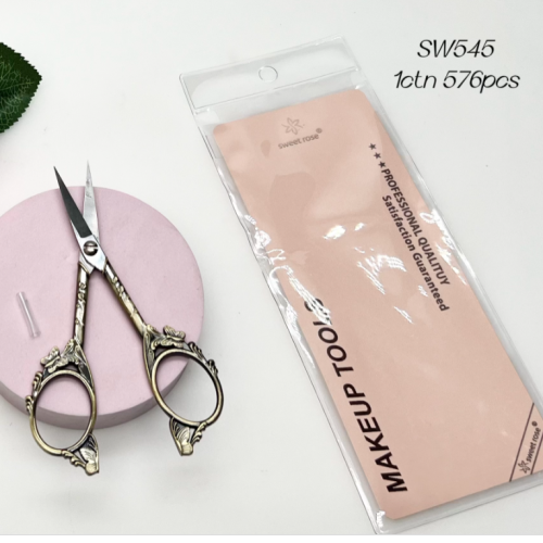 xiangdaier beauty scissors eyebrow trimmer makeup tools eyelash scissors foreign trade special selection stainless steel scissor