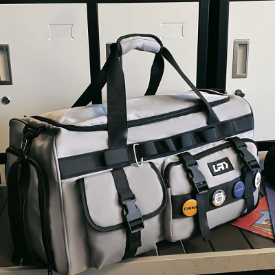 Multi-Purpose One-Shoulder Crossbody Bag Portable Large Capacity Rui Camp Backpack Luggage Bag Dry Wet Separation Sports Gym Bag