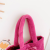 Strawberry Bear Bag Cartoon Plush Toy Handbag Large Capacity College Student All-Match Teenage Girl's Romance Shoulder Tote Bag