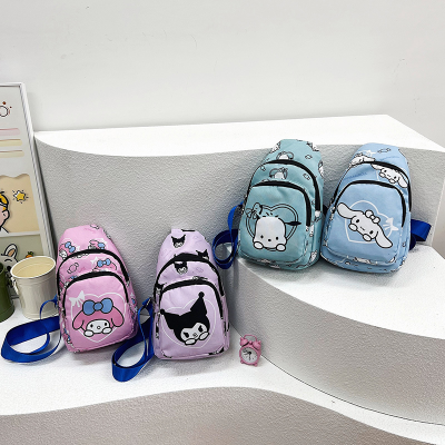 2024 Cartoon Children's Clow M Fashion Sports Bag Children's Satchel Cute Children's Chest Pack Backpack Wholesale