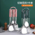 6pcs New Ceramic Handle Cooking Tools Gadgets Set Stainless Steel Gold Kitchen Utensils Set Kitchenware Set Household Utensils