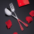 Stainless Steel Chopsticks Spoon Fork Tableware Three-Piece Suit Opening Event Small Gift Small Gift Wholesale