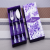 Stainless Steel Tableware Blue and White Porcelain Three-Piece Set Gift Set Spoon Chopsticks Sets Advertising Activity Small Gift Wholesale