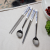 Stainless Steel Blue and White Porcelain Gift Tableware Four-Piece Set 2 Spoons 2 Chopsticks Suit Creative Gift Gift Box Tableware Wholesale