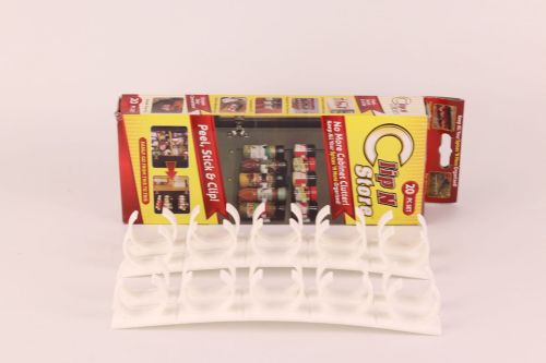 Cli Store 厨房挂钩 简易瓶口夹子收纳架 调味瓶置物架TV产品