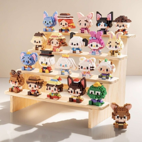 玩具积木微颗粒卡通公仔星黛露儿童益智拼装玩具摆摊厂家批发清仓