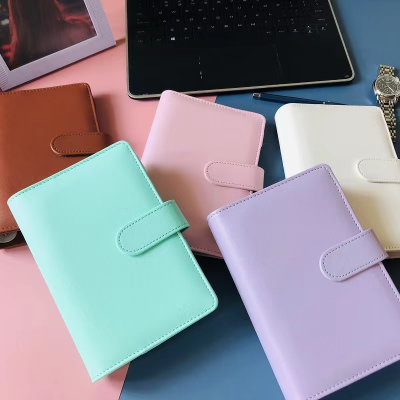 Macaron Loose-Leaf Notebook Custom Logo Multi-Color Selection