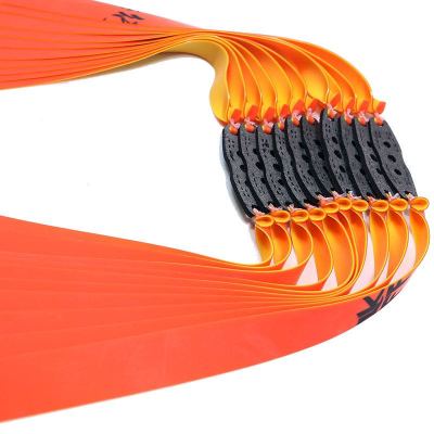 Flat Rubber Band Imported Latex Two-Color Flat Rubber Band Slingshot with High Power and High Precision Wear-Resistant and Durable Flat Rubber Band Sets
