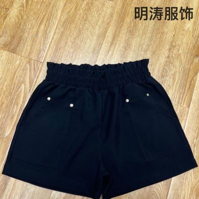 Suit Shorts Summer New Loose Straight Cotton Leisure Hot Pants Outer Shorts Women's Casual Pants