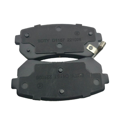 Ceramic brake pads with good performance are suitable for Hyundai Ceramic brake pads D1157