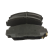 Ceramic brake pads suitable for Honda D787 carbon ceramic disc brakes