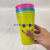 Cute Cartoon Plastic Toothbrush Cup Anti-Fall Plastic Colorful Rabbit Rainbow Water Cup Household Couple Cup Student Washing Cup