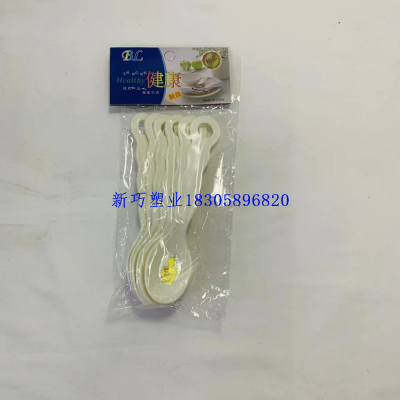 Plastic Fork Plastic Spoon Plastic Knife and Fork White Suit Spoon Disposable Spoon 12 Forks Spoon