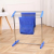 Single-Layer Floor Clothes Hanger Portable Convenient Stainless Steel Punch-Free Folding Towel Rack