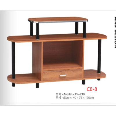Simple Multi-Layer Office Reception Coffee Table TV Cabinet Office Furniture Stainless Steel TV Cabinet Shelf
