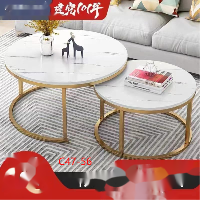 Coffee Table Living Room Home Small Apartment Mini Round Table Italian Light Luxury and Simplicity Modern