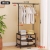 Clothes Hanger Simple Multifunctional Shoes and Hat Rack Clothing Rod Dorm Clothes Floor Hanger Household Coat Rack
