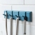 Four-Piece Row Hook Punch-Free Seamless Hook Strong Viscose Towel Rack Kitchen Bathroom Wall Mounted Storage Rack Sticky Hook