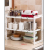 Kitchen Retractable Sink Rack Cabinet Layered Bathroom Household Goods Pot Storage Pot Rack