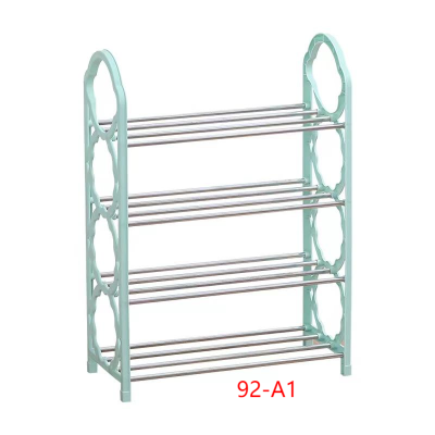 Four-Layer Iron Shoe Rack Multi-Functional Home Assembly Simple Shoe Rack Student Dormitory Shoes Storage Storage Rack