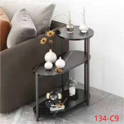 134-C9 Sofa Side Table Light Luxury Living Room Small Coffee Table Small Table Storage Rack Simple Home Bed Head Table