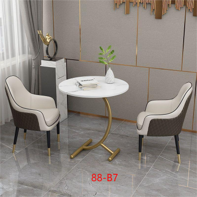 88-B7 Sofa Side Table Balcony Small round Table Small Coffee Table Mini and Simple Modern Light Luxury Coffee Table