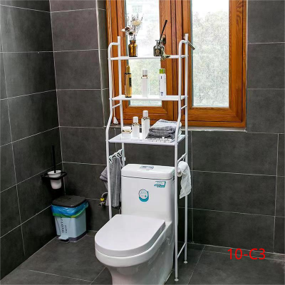 10-C3 Bathroom Storage Rack Floor-Standing Wall-Mounted Toilet Shower Bathroom Washstand Toilet Storage Rack