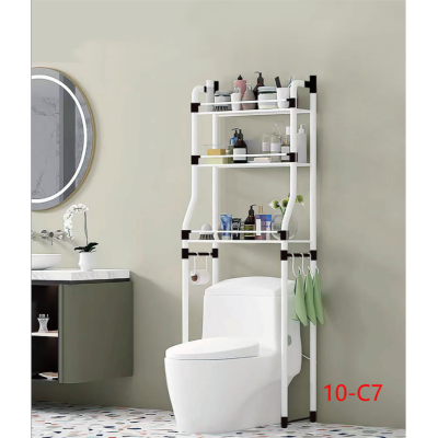 10-C7 Bathroom Storage Rack Floor-Standing Wall-Mounted Toilet Shower Bathroom Washstand Toilet Storage Rack