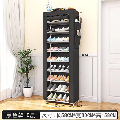 Non-Woven Shoe Ra Multi-yer Shoe Cabinet rge Capacity Space-Saving Storage Sun Protection Dormitory Cloth Shoe Ark