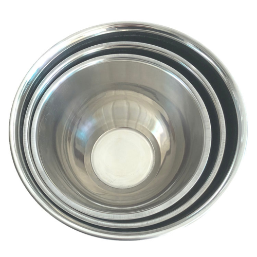 high quality 201 stainless steel fruit salad bowl hardware tableware korean ramen fruit dessert yogurt bowl instant noodle bowl