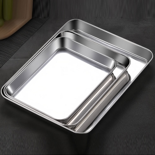 high quality japanese deep plates non-magnetic stainless steel plate household fruit multi-purpose food plate hotel multi-purpose kitchen sink