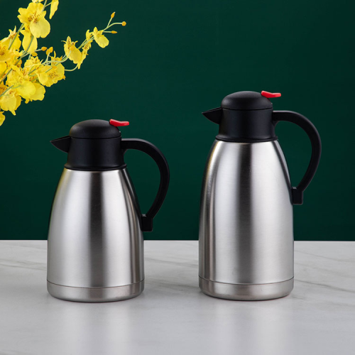 foreign trade export stainless steel double-layer vacuum thermos pot household hotel restaurant olecranon pot thermos coffee pot