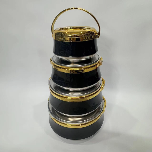 golden pot set four-piece set high quality family large capacity stainless steel liner