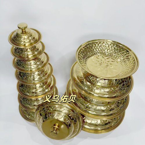 tower pot pagoda pot pot set gold-plated soup pot kitchen sink pot set high quality household pot