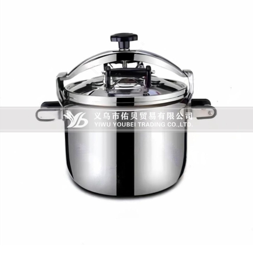 201 material single bottom double bottom pressure cooker explosion-proof anti-scald gas firewood induction cooker