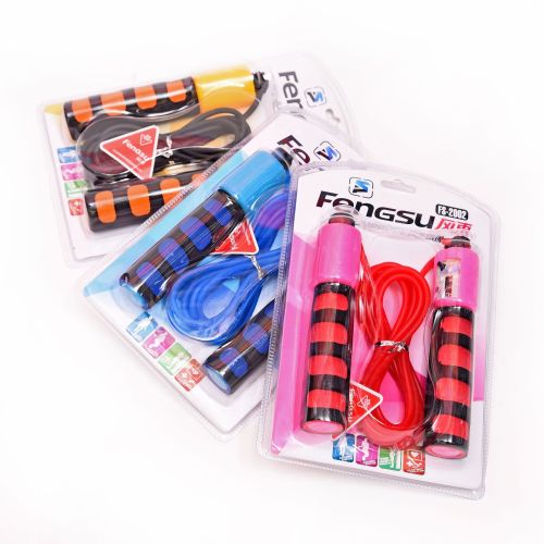 2019新款防滑海绵塑料手柄跳绳 自动计数器跳绳空心跳绳厂家直销