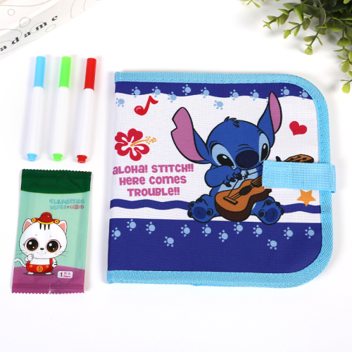 源头工厂文具万次涂涂乐便携式卡通绘画本画板涂鸦书黑板重复涂