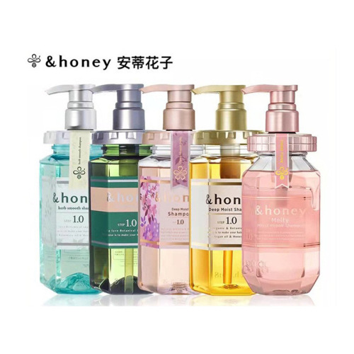 日本安蒂花子honey蜂蜜洗发水樱花护发素 薄荷清爽洗发水系列