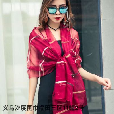 Factory Direct Sales Nepal Indian Style Malaysian Ethnic Style Fashion All-Match Casual Shawl Scarf Silk Scarf Popular