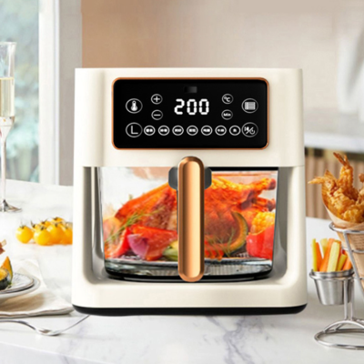 Air Fryer Household Visual New Large Capacity Air Fried Electric Chips Machine Roast Chicken Electric Oven One