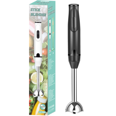 Multi-Functional Household Handheld Hand Blender Baby Food Supplement Electric Stirring Rod Stainless Steel Foot Mixer