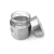 100ml Stainless Steel Covered Glass with Lid Coffee Pot Food Seal Glass Jar Stainless Steel Storage Cans